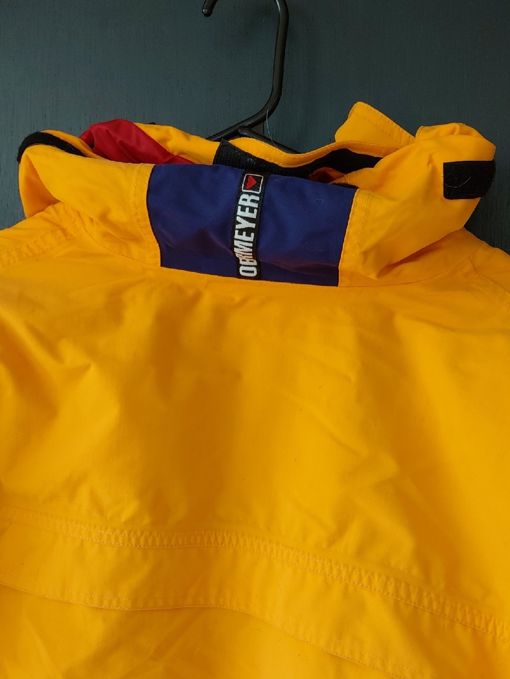 Vintage Obermeyer Bright Orange Ski Jacket | 80s 90s Colorblock Retro Snow Coat - Picture 3 of 10
